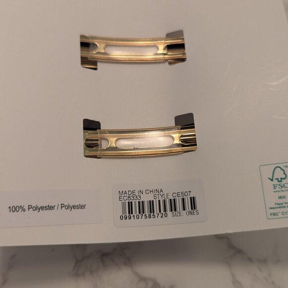 J.Crew Sparkle Bow Hair Clips set-of-two - Picture 6 of 6